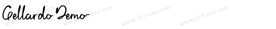 Gellardo Demo字体转换
